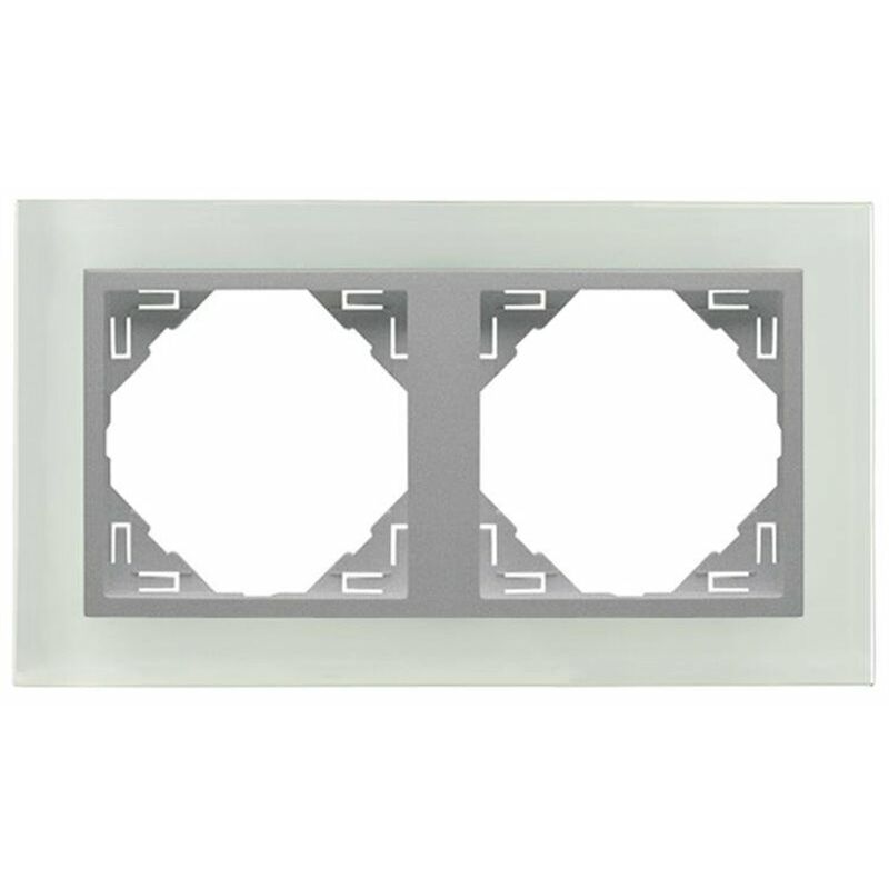 

Marco Doble Logus Cristal/Aluminio