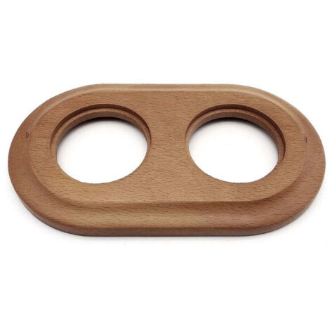 Marco Doble para Empotrar de Madera
