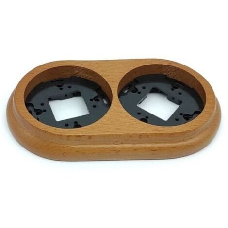 Marco Doble Superficie de Madera