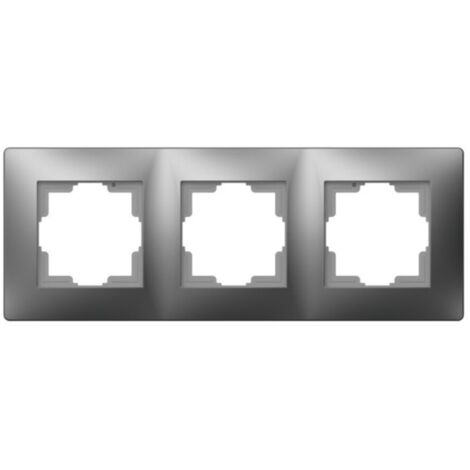 Marco elec 3 elementos emp. abs alum habitat 15 famat