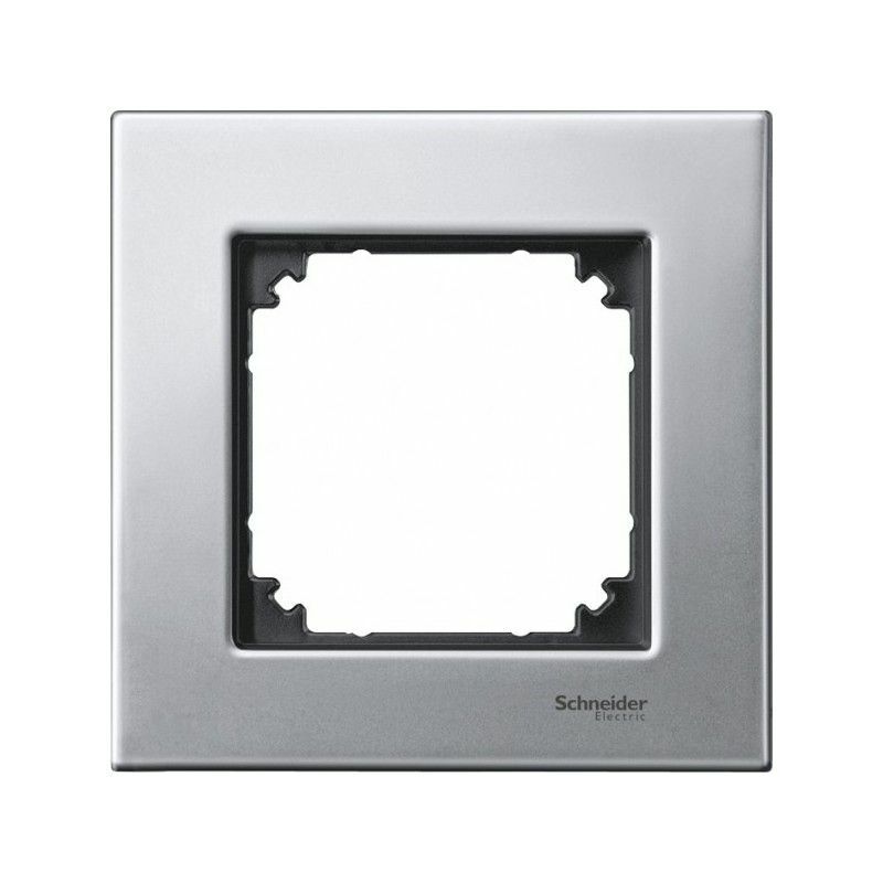 

Marco elegance 1 elemento Acero SCHNEIDER MTN403160