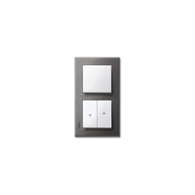 

Marco 2 elementos elegance Gris Rodio SCHNEIDER ELECTRIC MTN403214