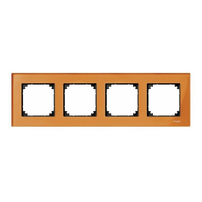 

Marco elegance 4 elem Naranja cristalino MTN404402 - Schneider