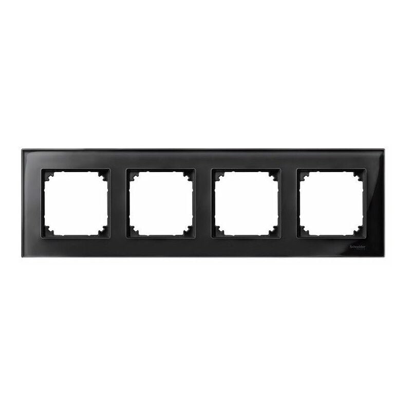 

Marco elegance 4 elementos Negro cristalino SCHNEIDER MTN404403