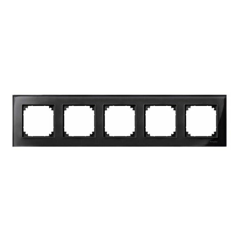 

Marco elegance 5 elementos Negro cristalino SCHNEIDER MTN404503