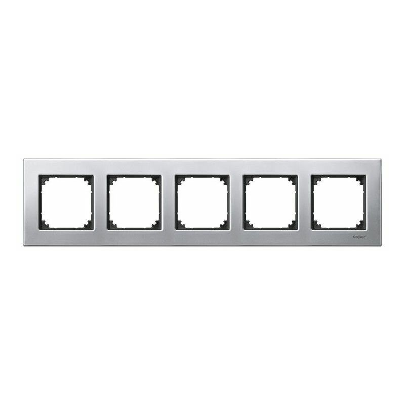 

Marco elegance 5 elementos Acero SCHNEIDER MTN403560