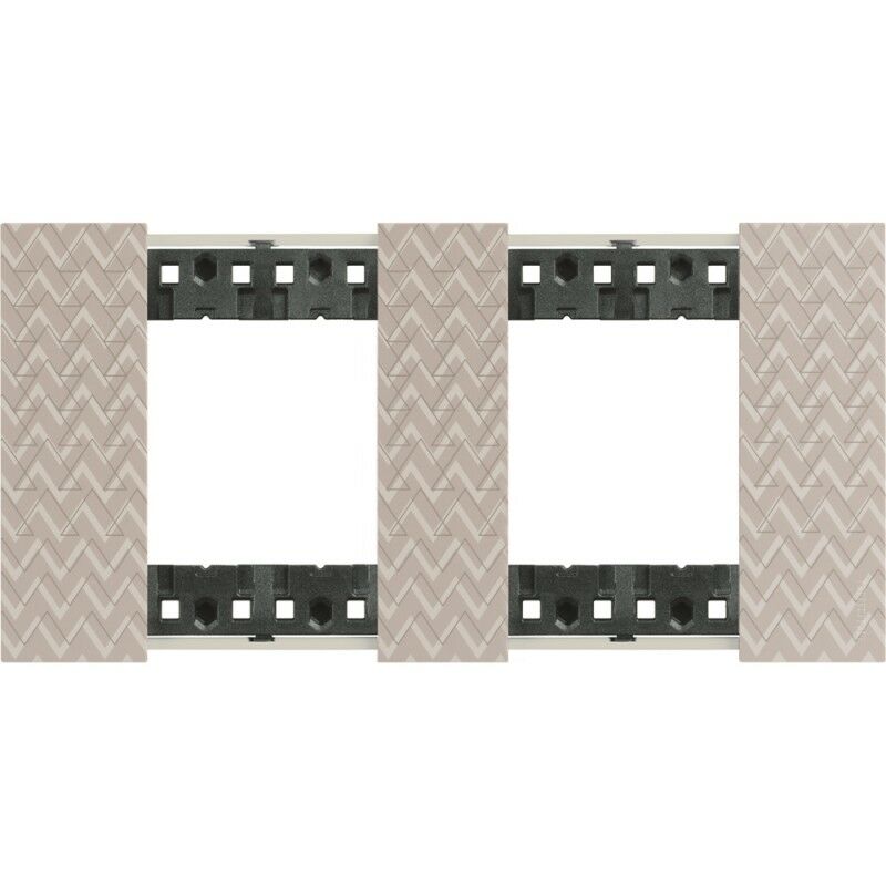 

Marco embellecedor Bticino KA4802M2MM Living Now 2+2modulos Optic