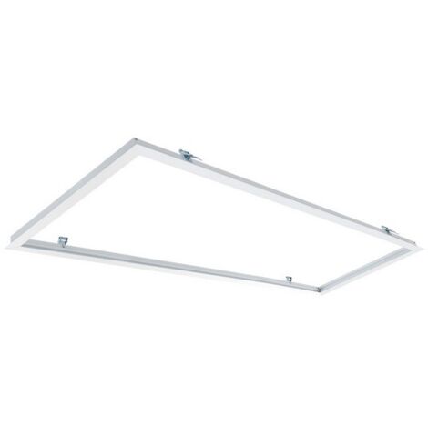 Marco Empotrable para Paneles LED 120x30 cm Blanco