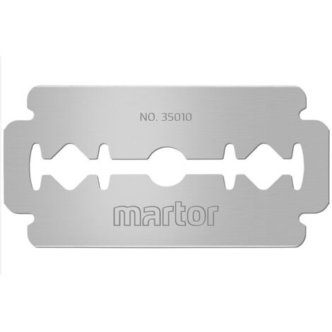 Marco Industrieklinge Ersatzklinge 43 x 22 x 0,1mm mit Gillette-Lochung 10 Stück