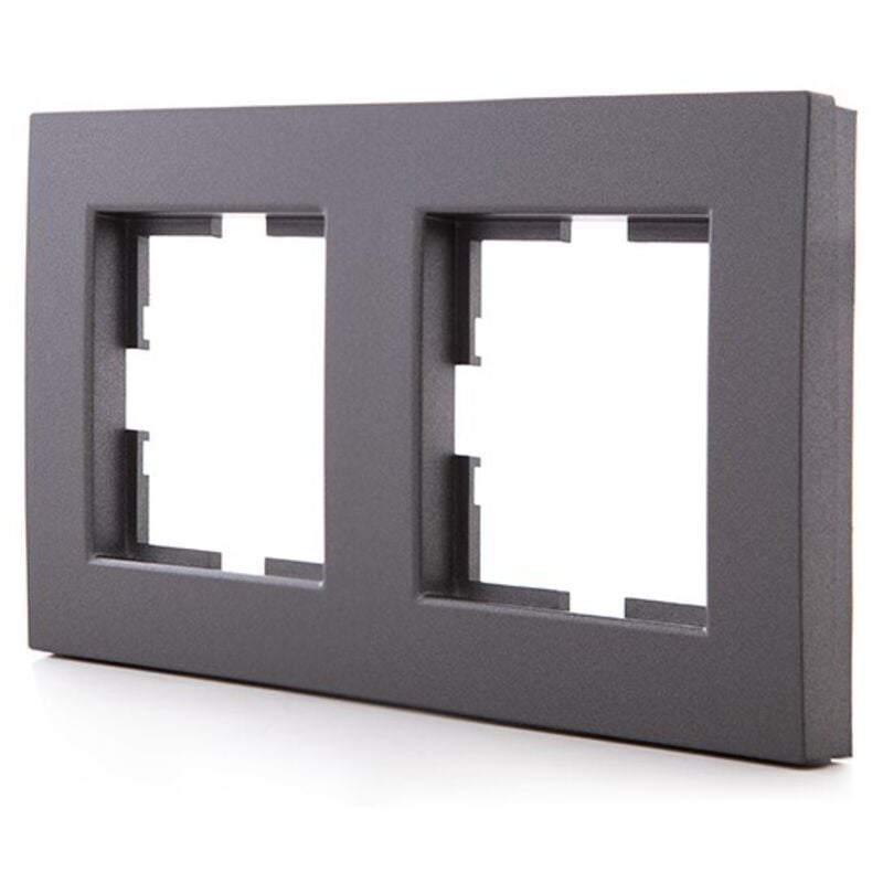 

Marco Panasonic Novella 2 Elementos Horizontal/Vertical Tecnopolímero, Fume (Compatible Karre) (GH-VK92180642)