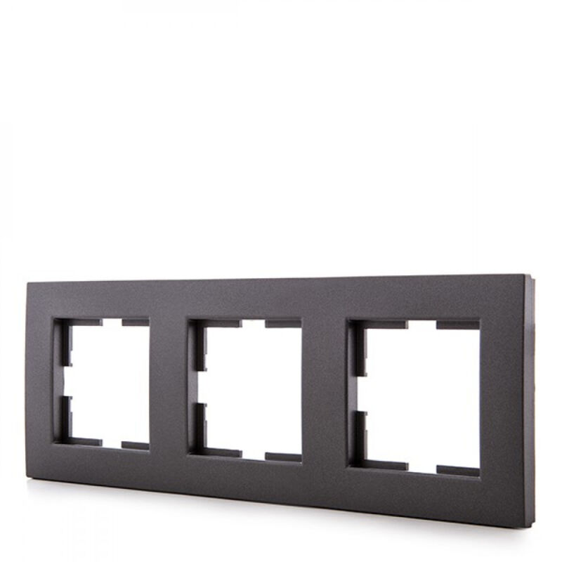 

Marco Panasonic Novella 3 Elementos Horizontal/Vertical , Tecnopolímero, Fume (Compatible Mecanismo Karre) (GH-VK92180643)