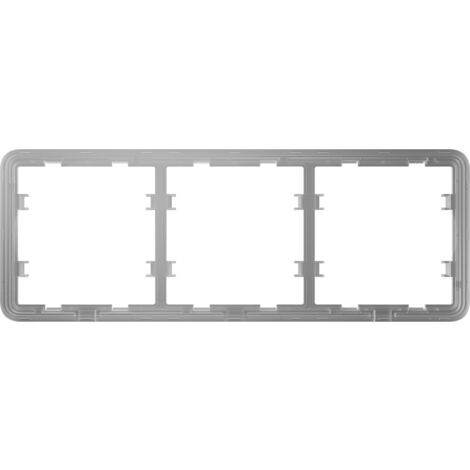 Marco para tres interruptores - Compatible con 2 x AJ-SIDEBUTTON - Compatible con 1 x AJ-CENTERBUTTON