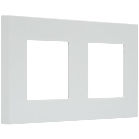 Marco PC 2 Módulos Modern Blanco para Interruptor Modern