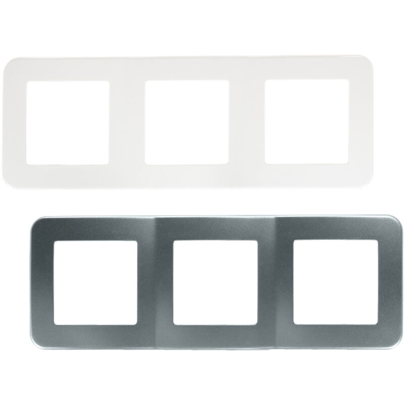 

Marco PC 3 Módulos para Mecanismos Classic Blanco. - Blanco