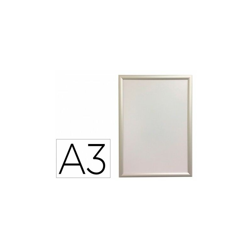 Image of Q-connect - Marco porta anuncios din a3 marco de aluminio 32,7x45x1,2 cm