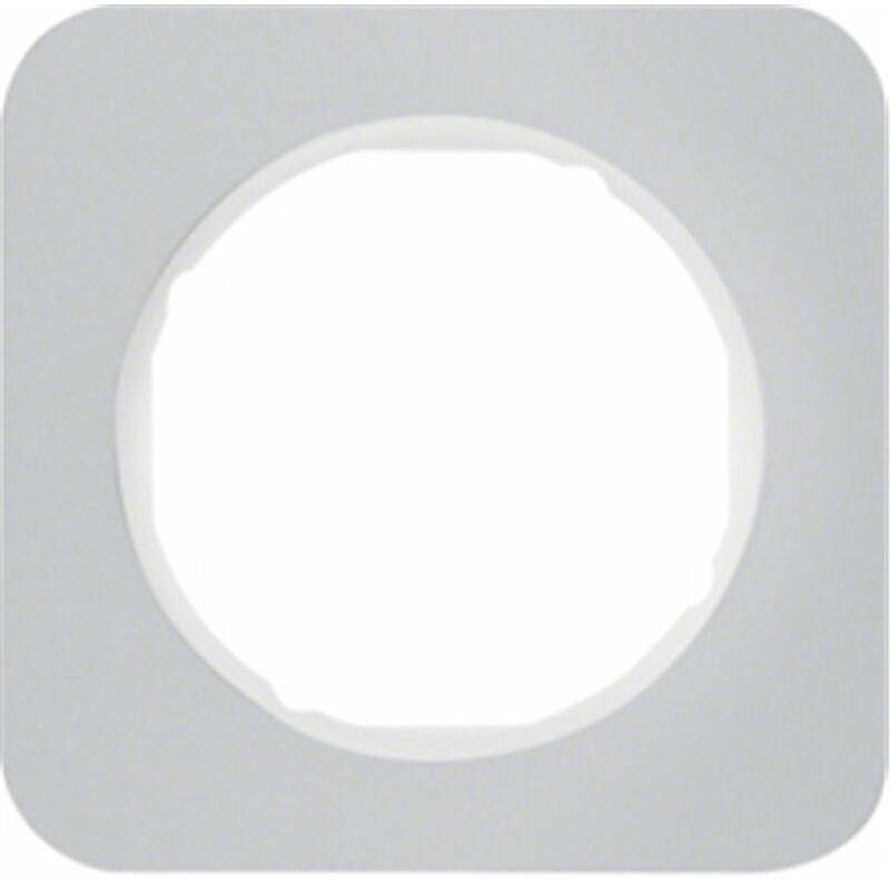 

Marco 1 elemento Berker By 10112174 serie R1 Aluminio Blanco - Hager