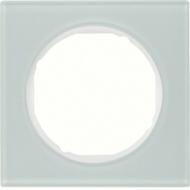 

Marco 1 elemento Berker By 10112209 serie R3 Cristal Blanco Brillo - Hager