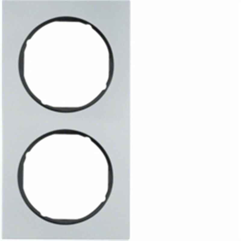 

Marco 2 elementos Berker By 10122284 serie R3 Acero Blanco - Hager