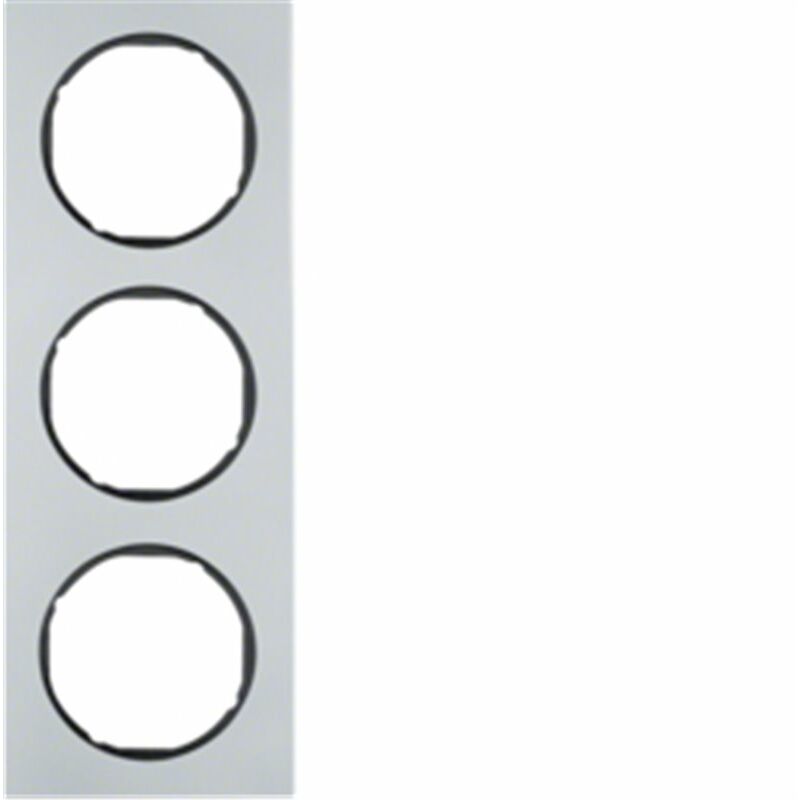 

Marco 3 elementos Berker By 10132284 serie R3 Acero Blanco - Hager