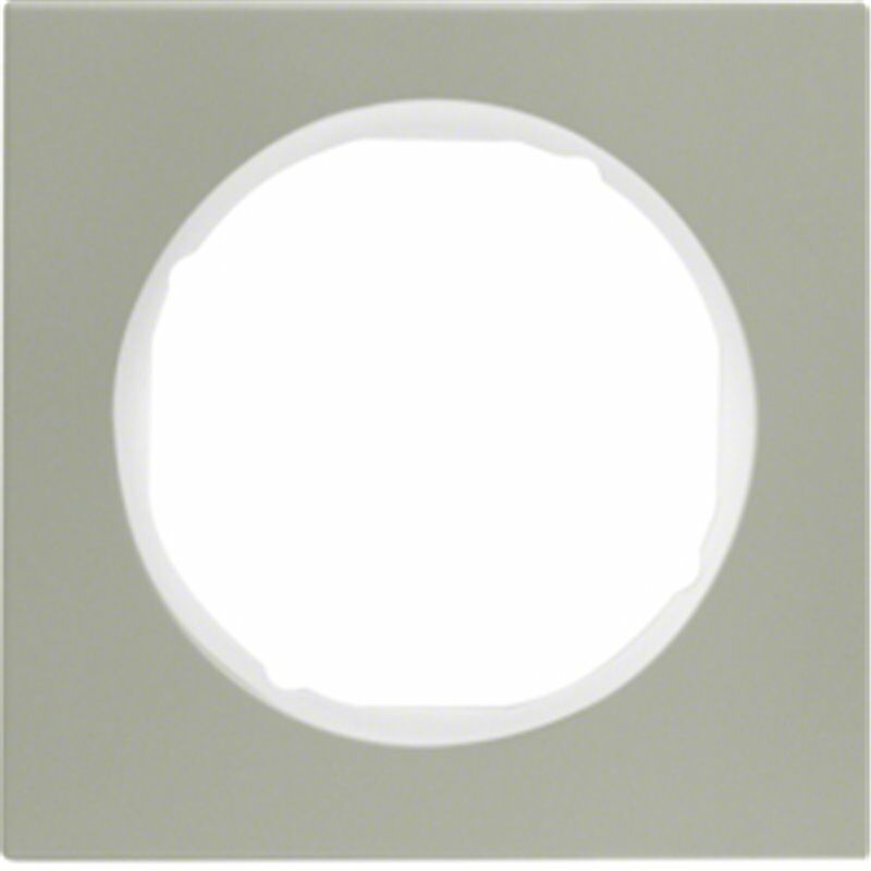 

Marco 1 elemento Berker By Hager 10112214 serie R3 Acero Blanco Brillo