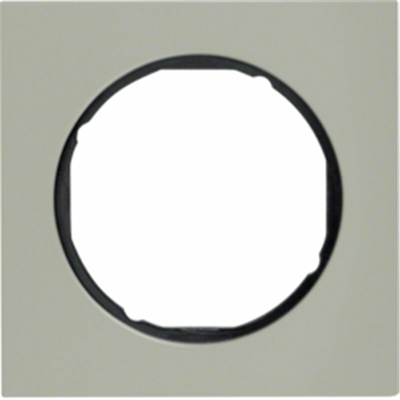 

Marco 1 elemento Berker By 10112204 serie R3 Acero Negro - Hager