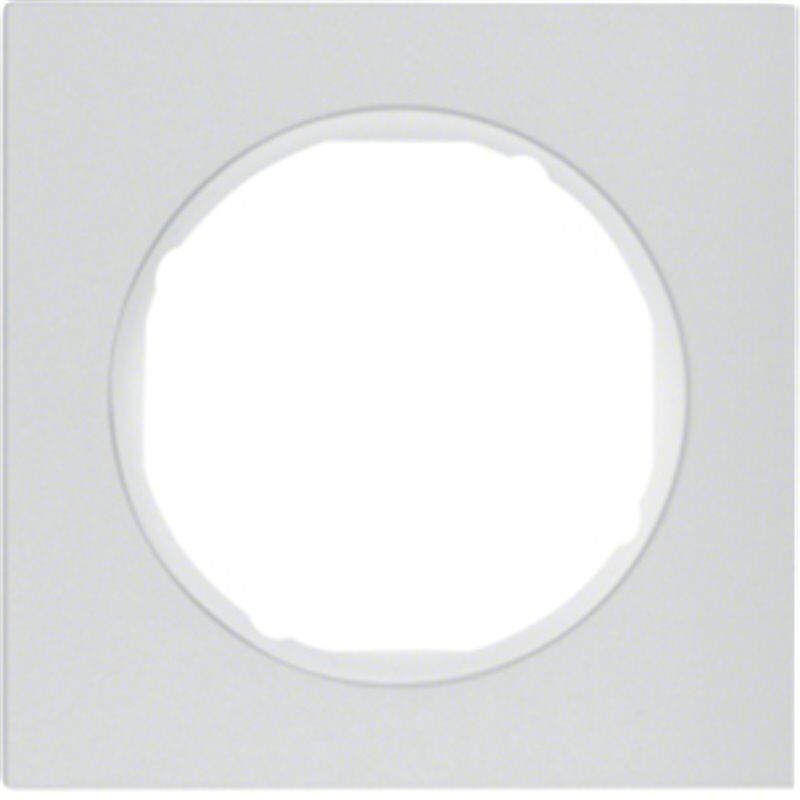 

Marco 1 elemento Berker By 10112245 serie R3 Aluminio Blanco - Hager