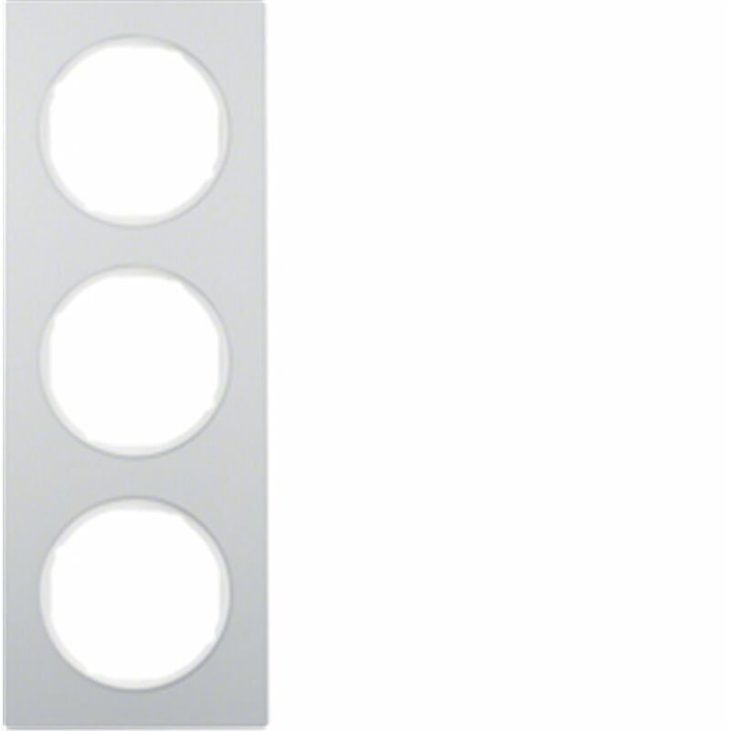 

Marco 3 elementos Berker By 10132274 serie R3 Aluminio Blanco - Hager