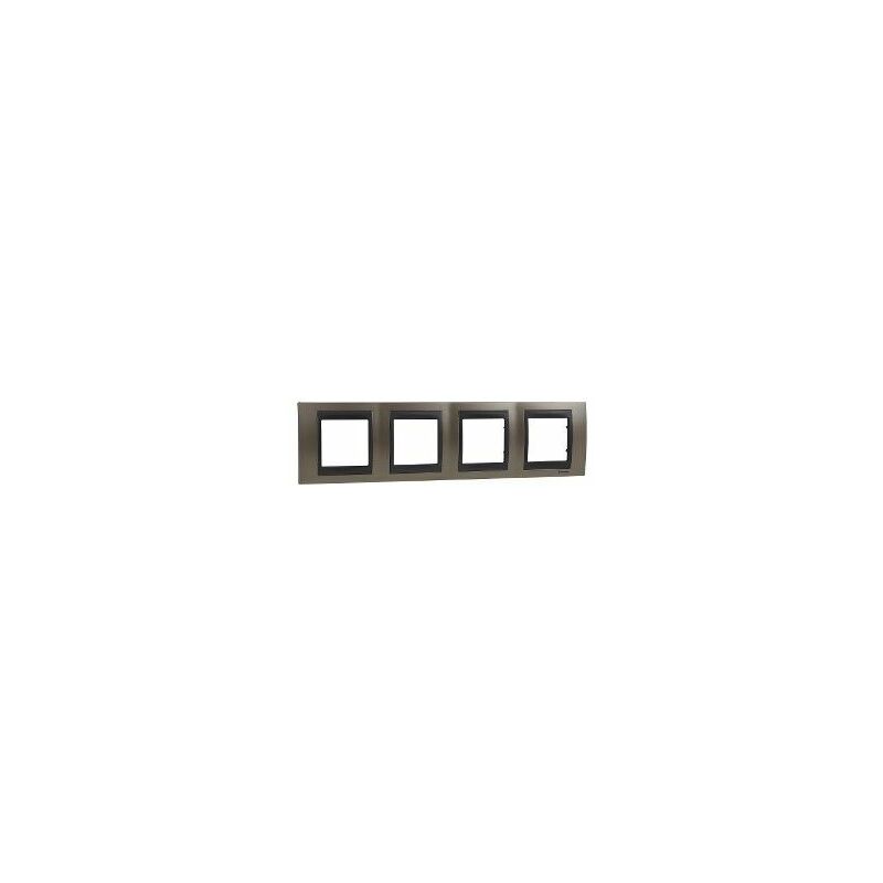 

Marco Top 4 elementos Cobre onix SCHNEIDER U66.008.296