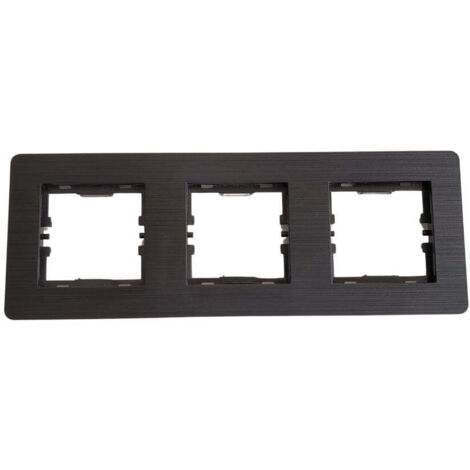 Marco Triple para 3 Mecanismos Empotrables Serie Selene