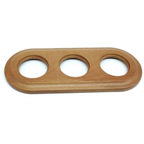 Marco Triple para Empotrar de Madera