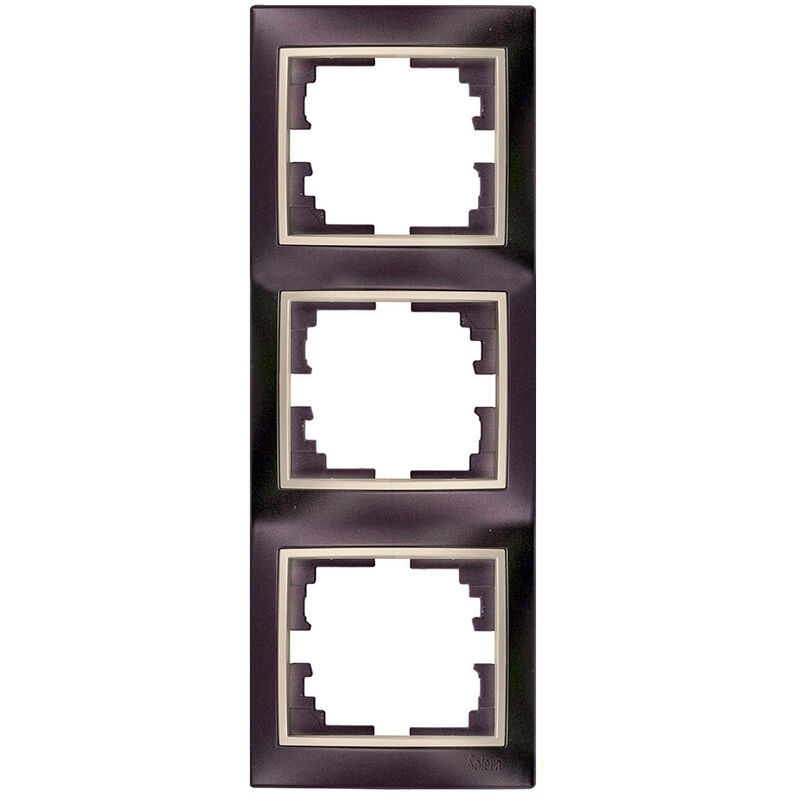 

Marco vertical para 3 elementos negro 81x225x10mm s.europa - Solera