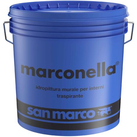 Marconella idropittura super traspirante per interni lt 5 bianco