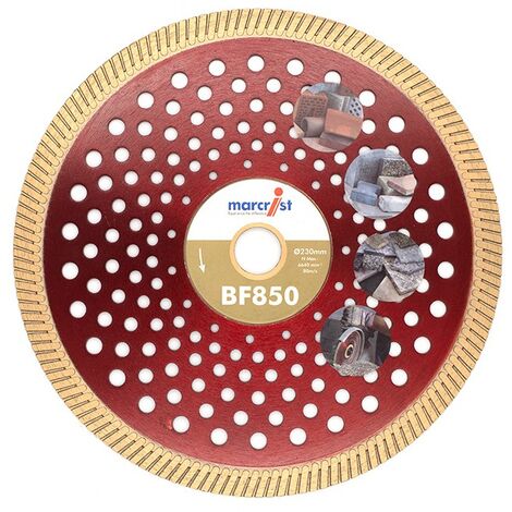 Marcrist Diamant Trennscheibe 230/22 rot BF 850 1202.023.022