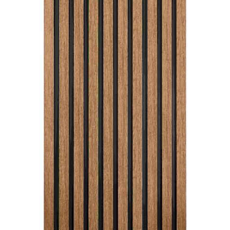 MM_UNVERIFIED_BRAND Mardom Medio Wandpaneel L0205T Polyforce 121 x 12 x 2000 mm Eiche natur Akustikpaneel