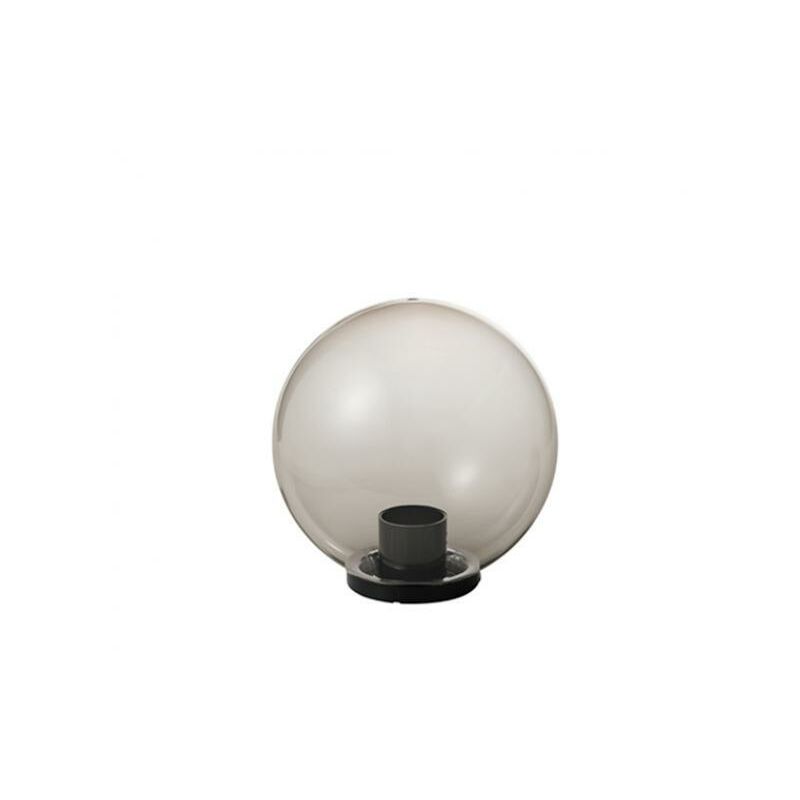 Image of Diffusore a sfera per lampione lampioncino giardino mareco sfera acrilico base normale, diametro 300 mm, colore fumÈ, mao 1080301f