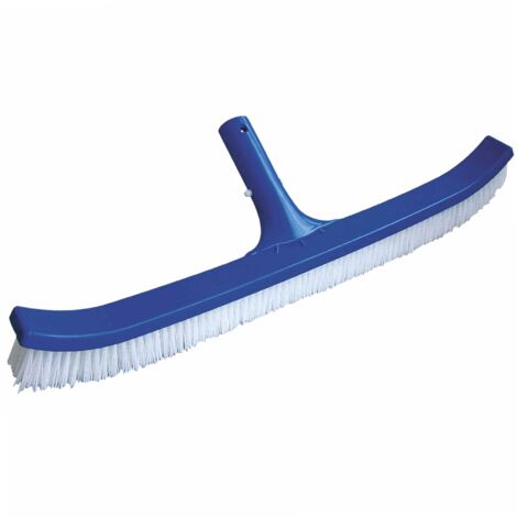 Mareva – Brosse de piscine 45cm – Poils en nylon pour nettoyage efficace – Fixation clip sur manche standard – Compatible tous modèles