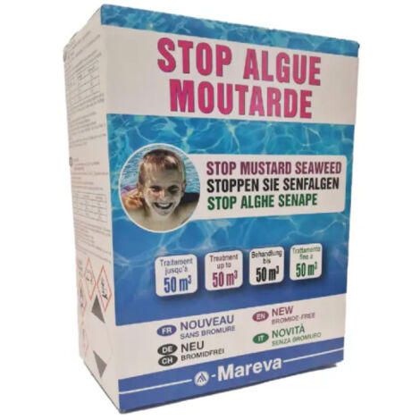 MAREVA mostaza antialgas para piscinas de hasta 50m3 - 1 kg - 150080