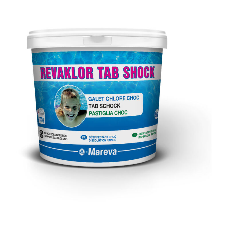 Revaklor Cloro De Choque En Pastillas - 20 G - 5 Kg - 100229U - Mareva