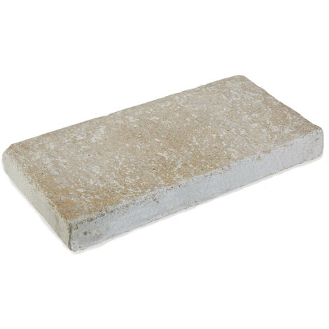 Margelle de piscine Pierre Naturelle Sinai - 70x33x8 cm - Bord droit - Beige Bronze