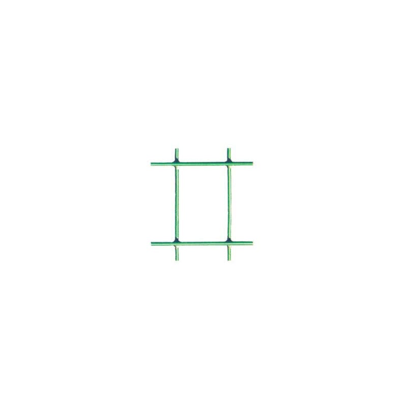 Maille Électrosoudée Galvanisée Plastifiée Verte Maille 50x75mm Maille 50x75mm Fil ø 2.1mm Ext. - cm.120h.