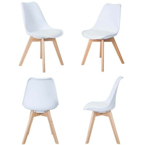 MARGOT - sedia nordica imbottita set da 6
