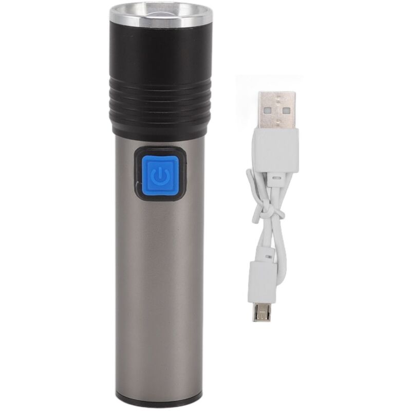 Marhynchus 365nm LED Lampe de Poche UV Rechargeable par USB Mini Torche Portative Lampe de Poche Détecteur D'urine pour Animaux de Compagnie
