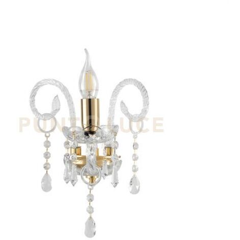 MARIA TERESA APPLIQUE MT/1 PASTORALE 1 LUCE ATTACCO E14 L.27CM