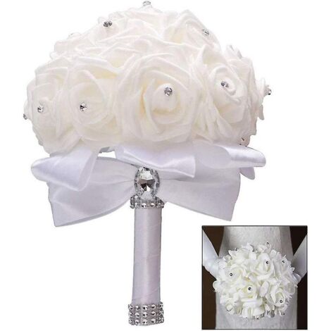 marie Fleur Artificielle Fournitures De Mariage, Marie Bouquet Demoiselle D'honneur, Bouquet De Marie Mariage Artificielle Fleurs