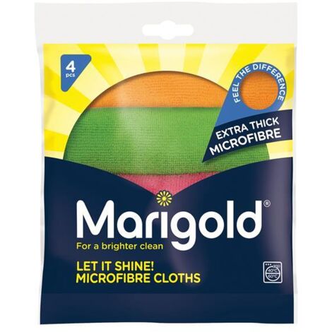 Marigold Let It Shine Microfibre Cloths x 4