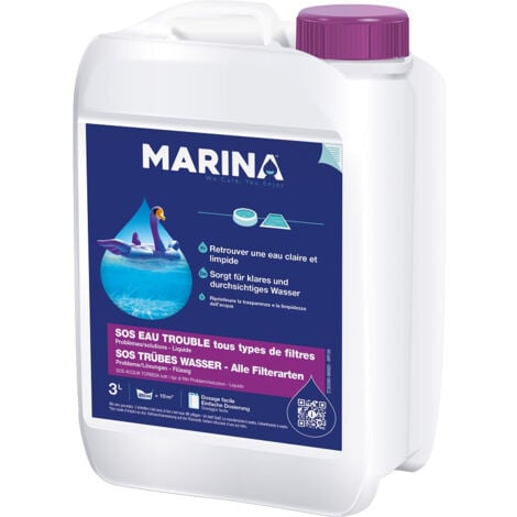 Marina - SOS eau trouble Floculant Liquide 3L