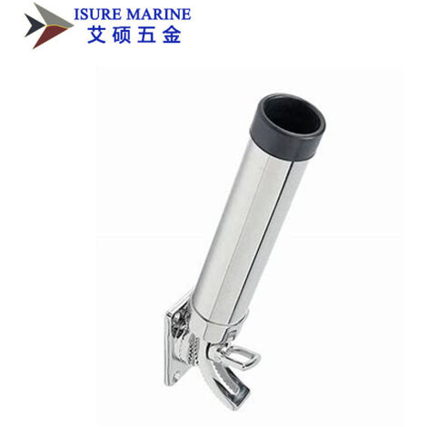 Marine-Angelrutenhalter, flach und omnidirektional drehbar, mobil, aus Edelstahl, geeignet für Hardware-Zubehör beim See- und Yachtangeln.