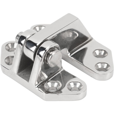 Marine Hinge 316 Stainless Steel Mirror Polished Rust Resistant Deck Hinge Boat Cabin Cover Hinge for Yacht