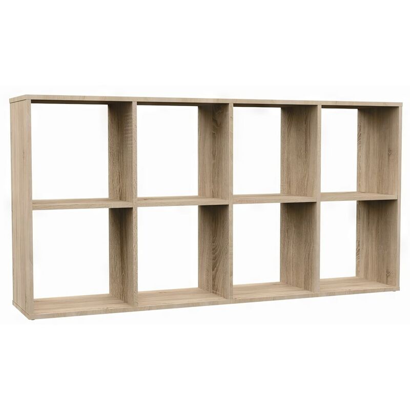 Hucoco - marion - Étagère modulable 8 cubes - Bibliothèque 8 cases - 147x30x75 cm - Meuble de rangement Hucoco - marion - Étagère modulable 8 cubes - Bibliothèque 8 cases - 147x30x75 cm - Meuble de rangement
