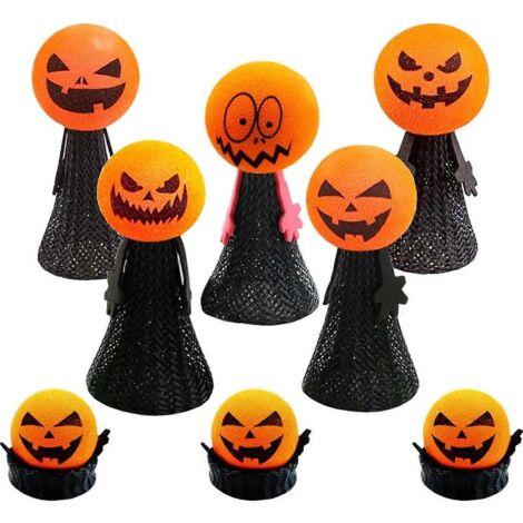Marionnette à doigt citrouille sauteuse, cadeau d'Halloween intéressant ---